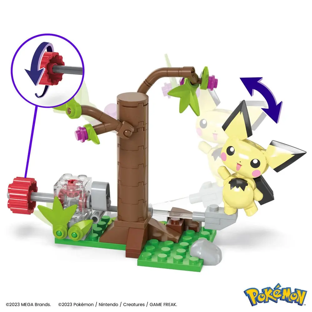 Pokémon Mega Construx Construction Set Pichu's Forest Forage - Set za gradnju fotografija proizvoda