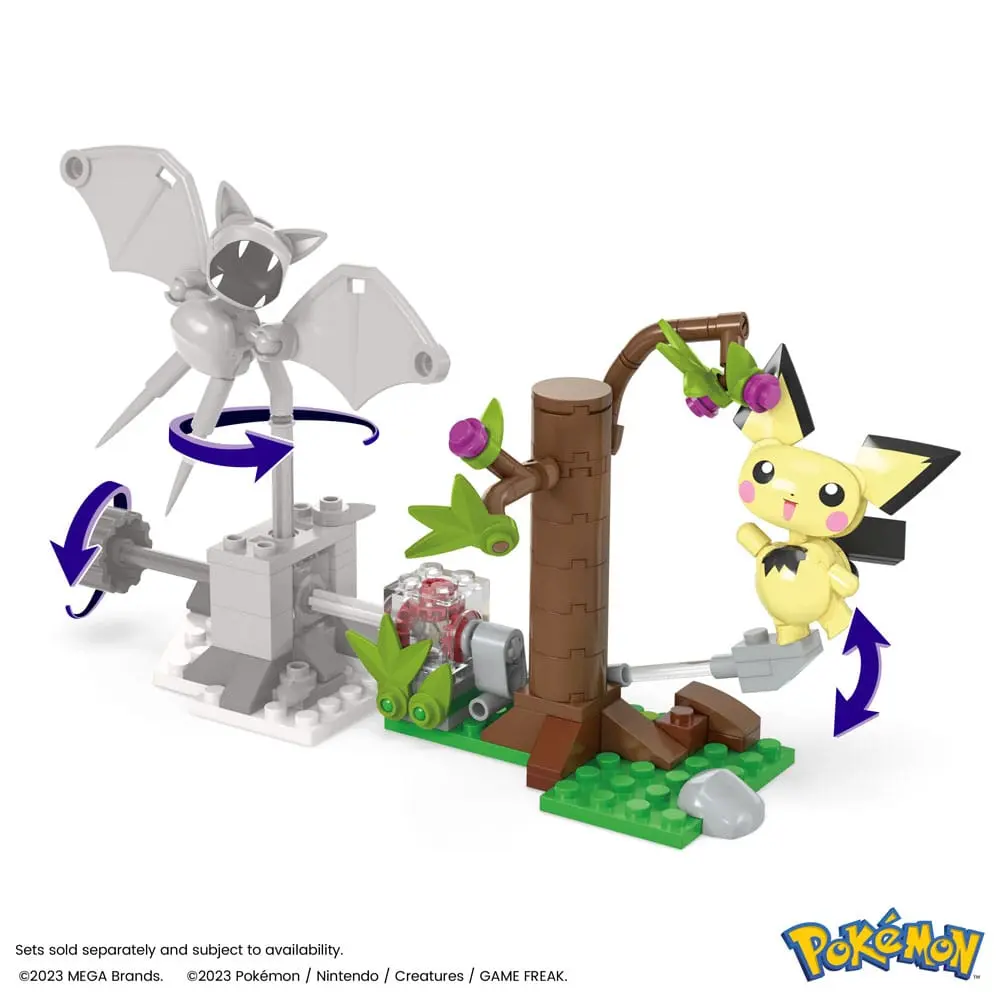 Pokémon Mega Construx Construction Set Pichu's Forest Forage - Set za gradnju fotografija proizvoda