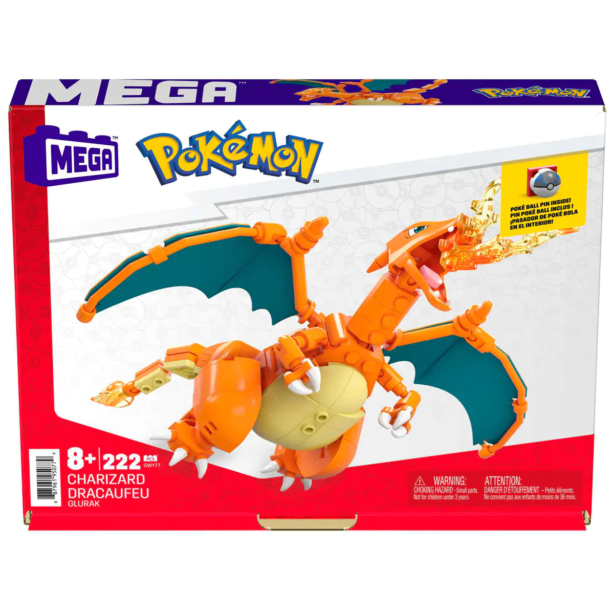 Pokémon Mega Construx Wonder Builders Set za gradnju Charizard 10 cm fotografija proizvoda