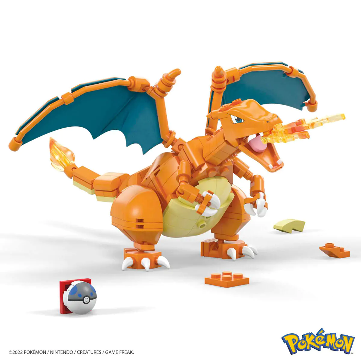 Pokémon Mega Construx Wonder Builders Set za gradnju Charizard 10 cm fotografija proizvoda