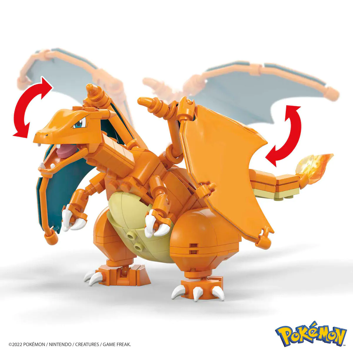 Pokémon Mega Construx Wonder Builders Set za gradnju Charizard 10 cm fotografija proizvoda