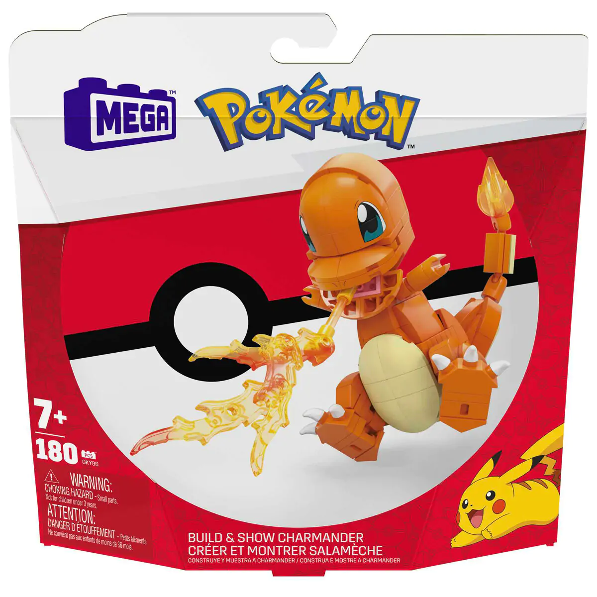 Pokémon Mega Construx Wonder Builders Set za gradnju Charmander 10 cm fotografija proizvoda