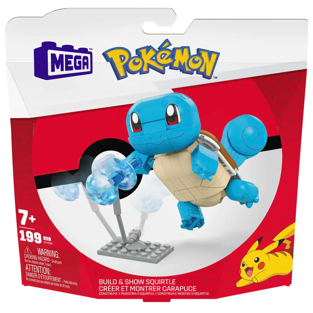 Pokémon Mega Construx Wonder Builders set za građenje Squirtle 10 cm fotografija proizvoda