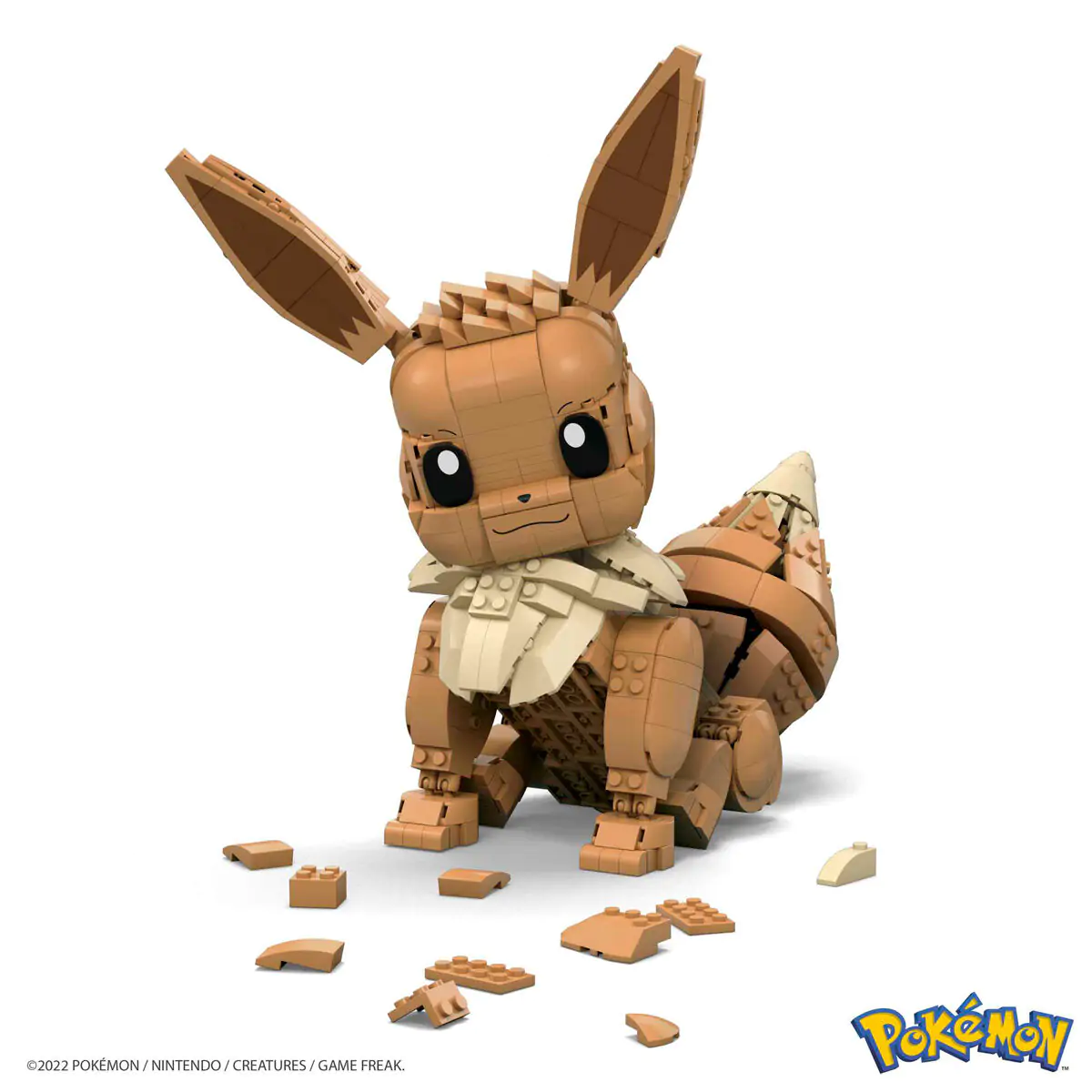 Pokémon Mega Construx Wonder Builders set za građenje Jumbo Eevee 29 cm fotografija proizvoda