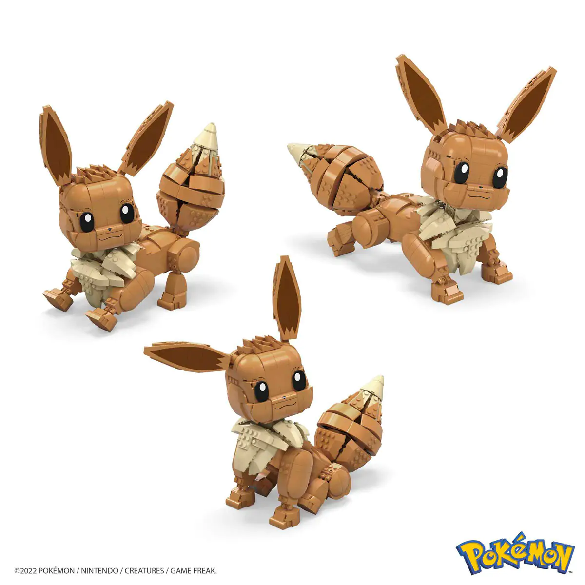 Pokémon Mega Construx Wonder Builders set za građenje Jumbo Eevee 29 cm fotografija proizvoda