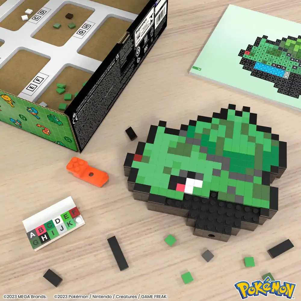 Pokémon MEGA Construction Set Bulbasaur Pixel Art Set za izgradnju fotografija proizvoda