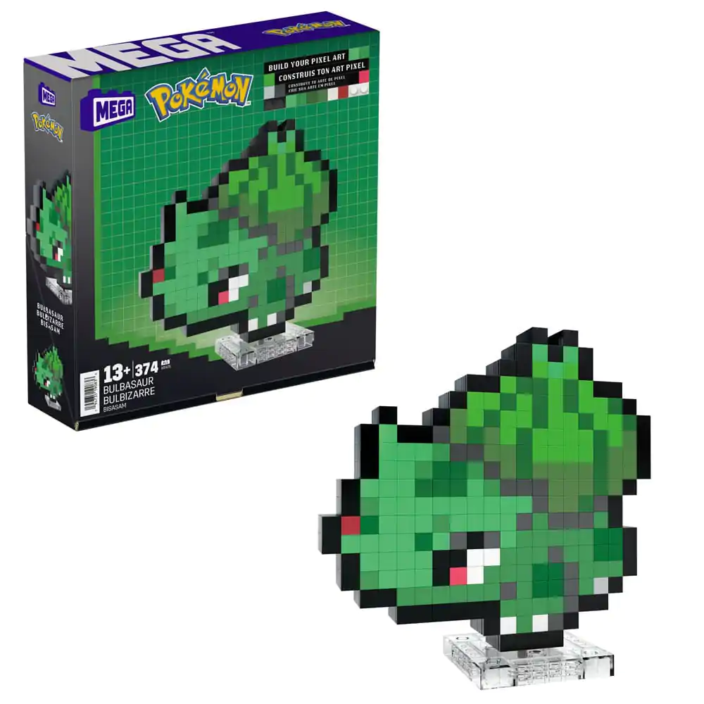 Pokémon MEGA Construction Set Bulbasaur Pixel Art Set za izgradnju fotografija proizvoda