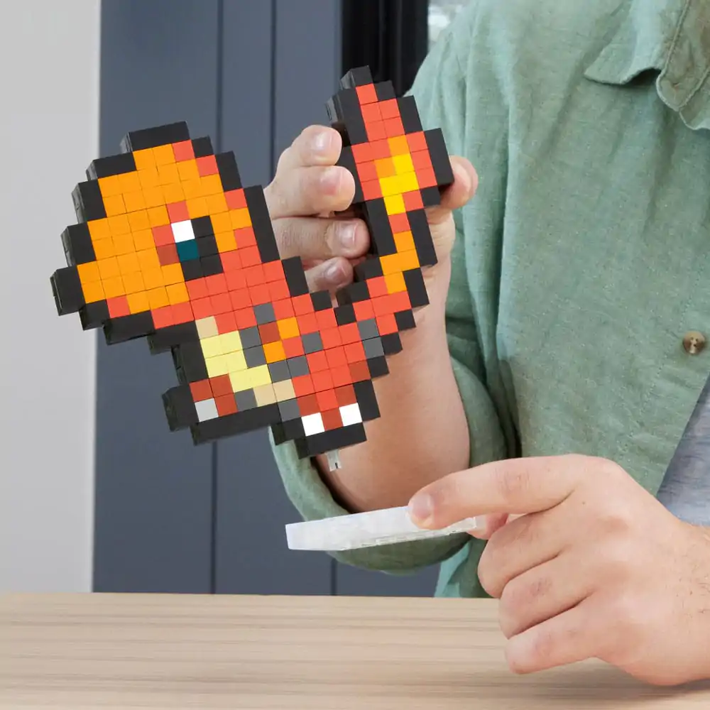 Pokémon MEGA Construction Set Charmander Pixel Art Set za izgradnju fotografija proizvoda