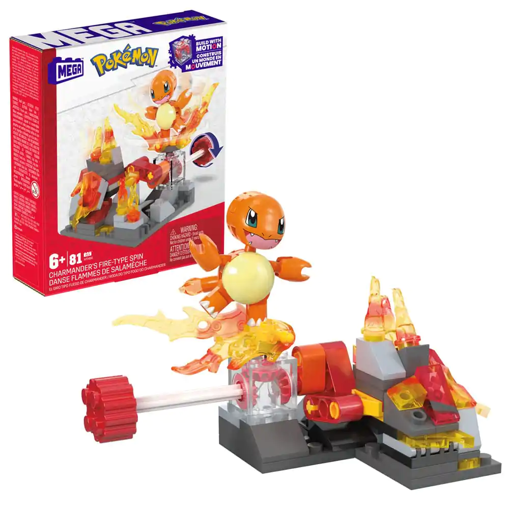 Pokémon MEGA Construction Set Charmanderov Vrtložni set za izgradnju Vatrenog tipa fotografija proizvoda