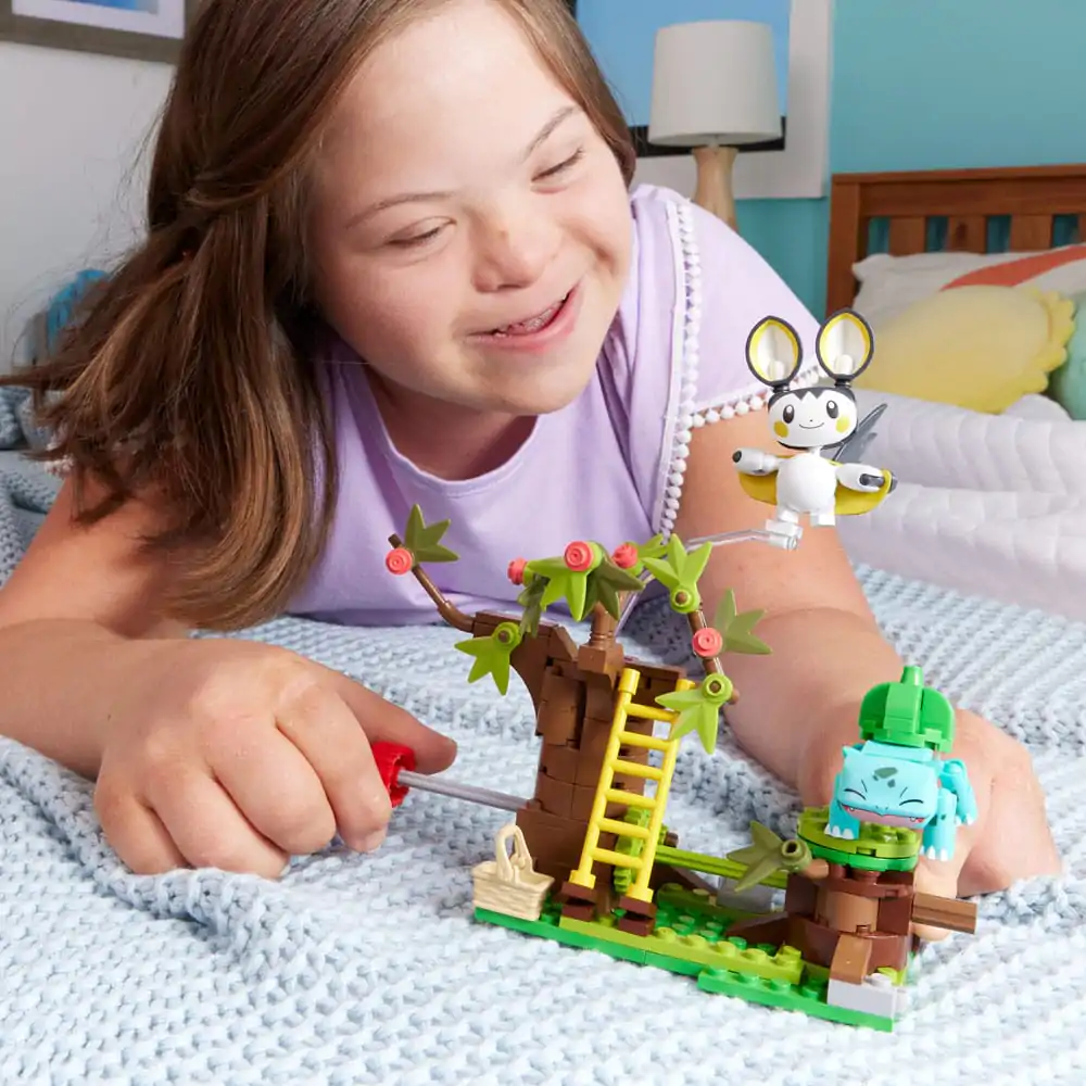 Pokémon MEGA Construction Set Emolga And Bulbasaur's Šarmantna Šuma fotografija proizvoda