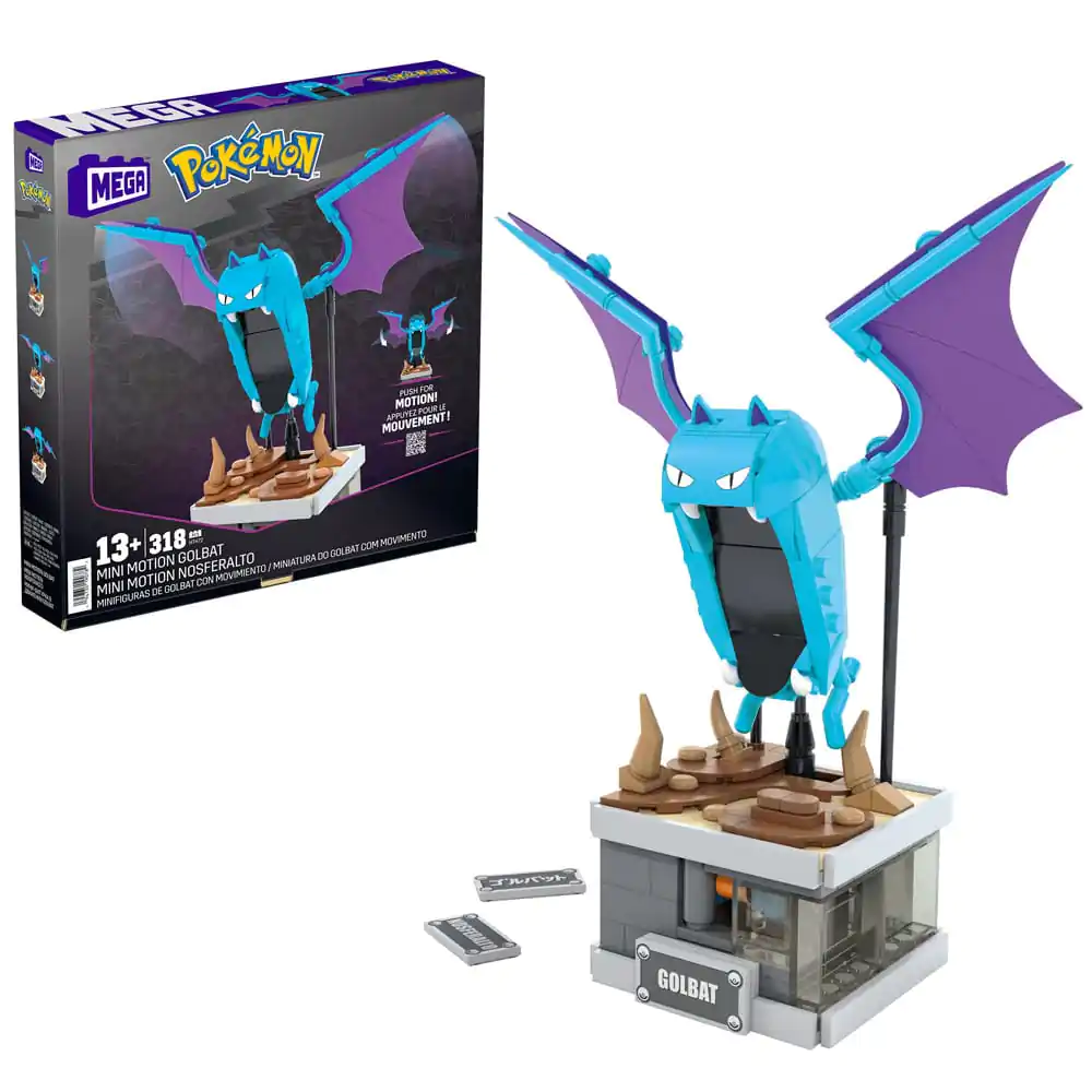 Pokémon MEGA Construction Set Mini Motion Golbat fotografija proizvoda