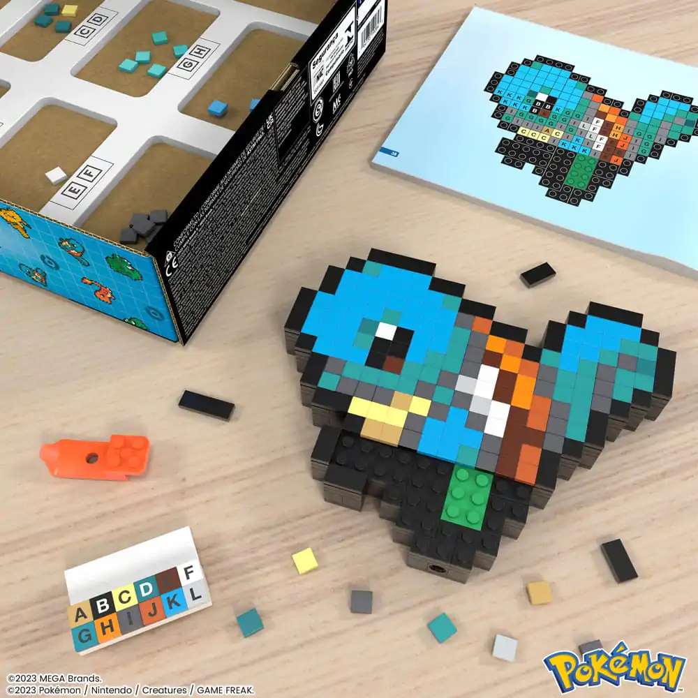 Pokémon MEGA Construction Set Squirtle Pixel Art Set za slaganje fotografija proizvoda