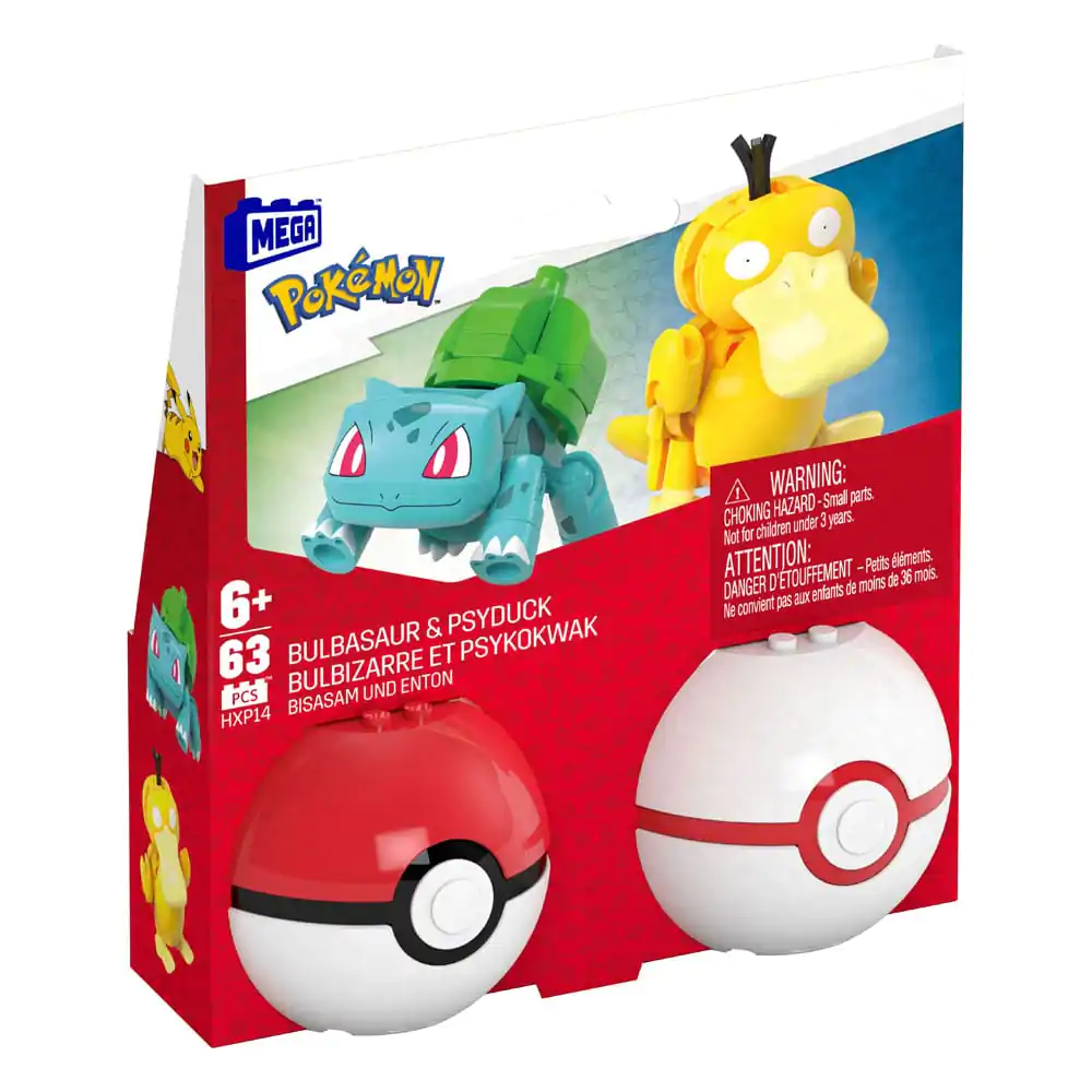 Pokémon MEGA Construction Set Poké Ball kolekcija: Bulbasaur & Psyduck fotografija proizvoda