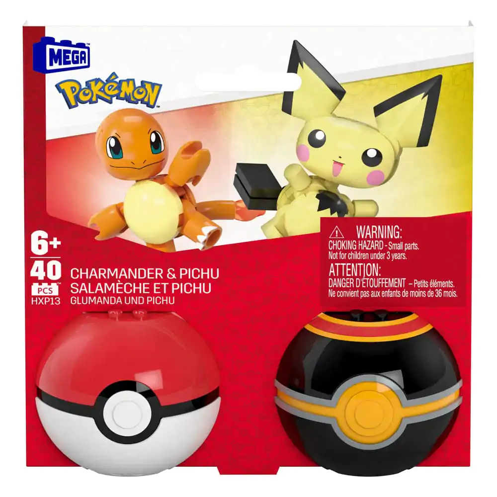 Pokémon MEGA Construction Set Poké Ball kolekcija: Charmander & Pichu fotografija proizvoda