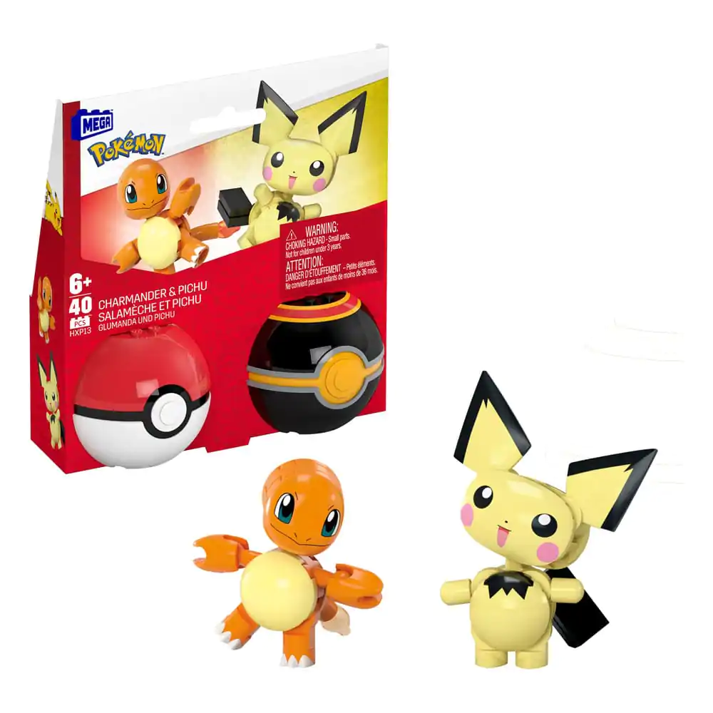 Pokémon MEGA Construction Set Poké Ball kolekcija: Charmander & Pichu fotografija proizvoda