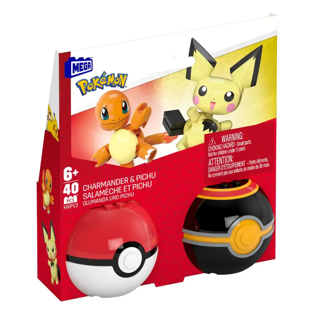 Pokémon MEGA Construction Set Poké Ball kolekcija: Charmander & Pichu fotografija proizvoda