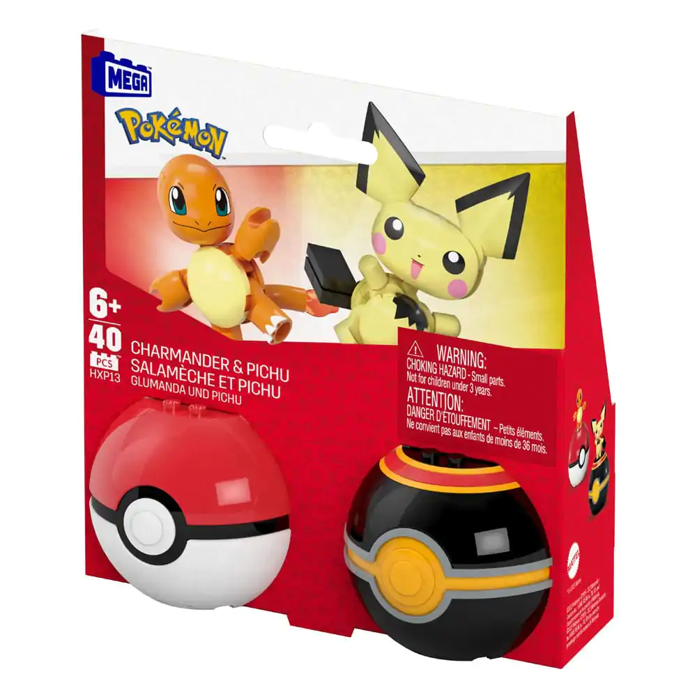 Pokémon MEGA Construction Set Poké Ball kolekcija: Charmander & Pichu fotografija proizvoda