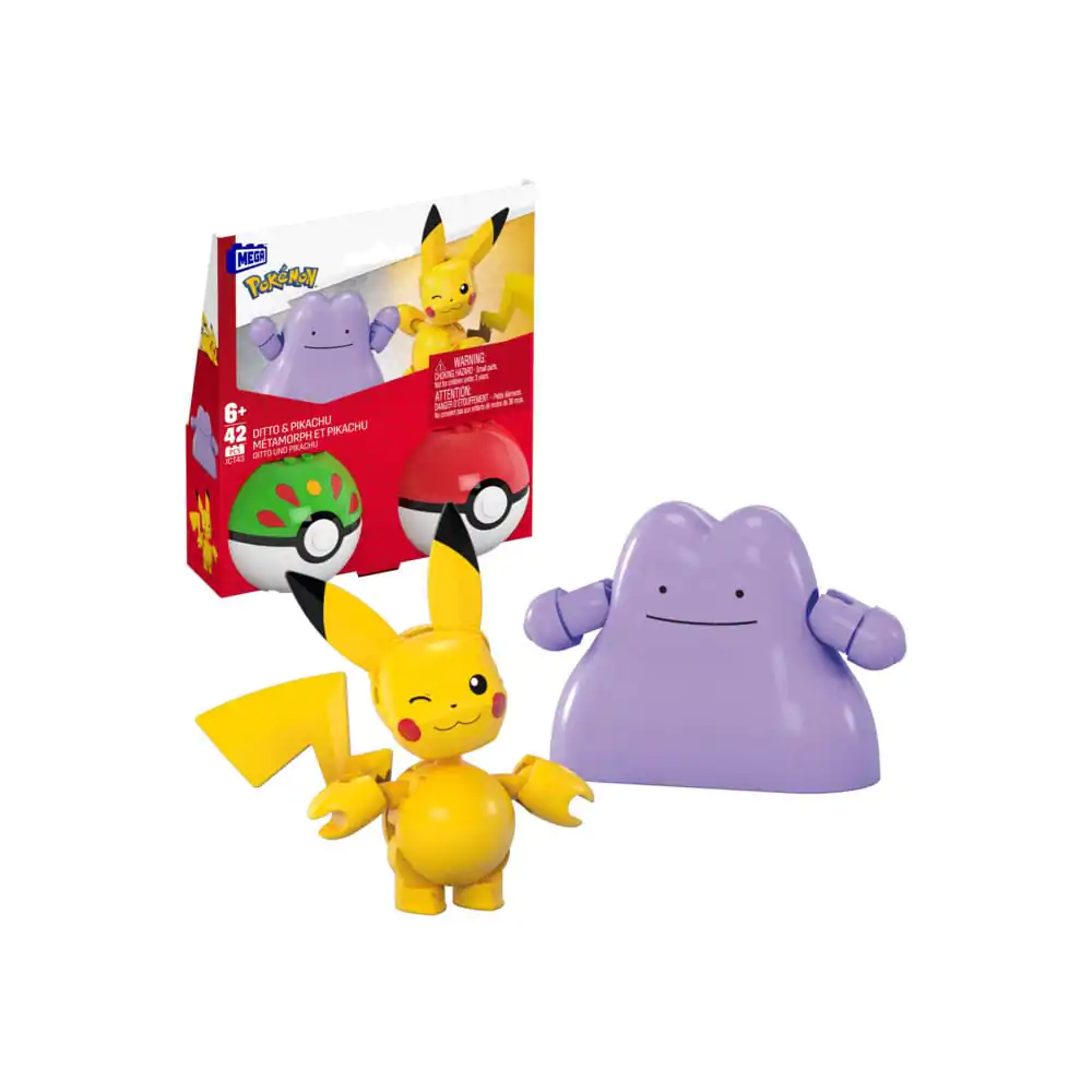 Pokémon MEGA Construction Set Poké Ball kolekcija: Pikachu & Ditto fotografija proizvoda