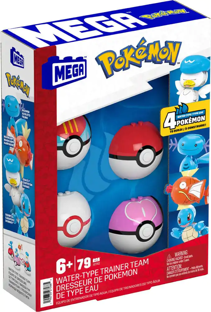 Pokémon MEGA Construction Set komplet igračaka za slaganje vodeni tip Trener tim fotografija proizvoda