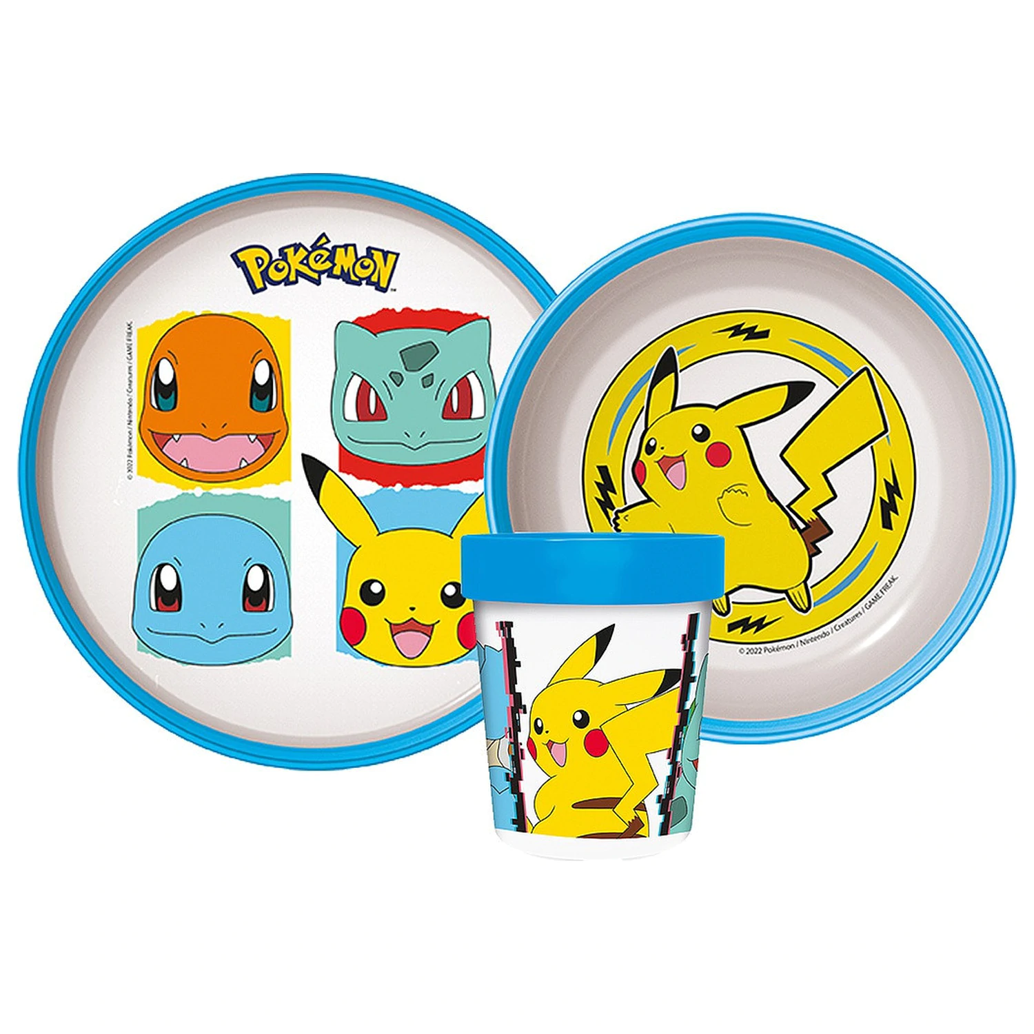 Pokemon Original Team Non-Slip Set za jelo, Micro Plastic Set fotografija proizvoda