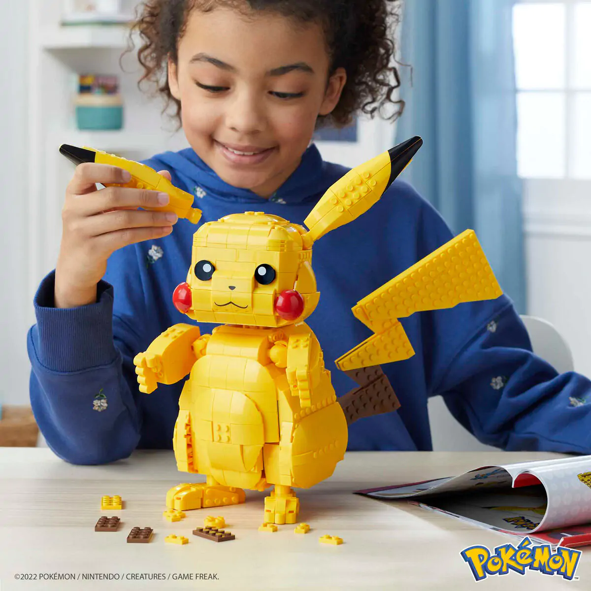 Pokémon Mega Construx Wonder Builders set za građenje Jumbo Pikachu 33 cm fotografija proizvoda