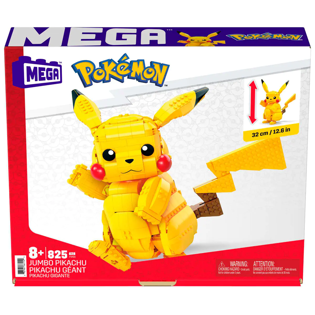 Pokémon Mega Construx Wonder Builders set za građenje Jumbo Pikachu 33 cm fotografija proizvoda