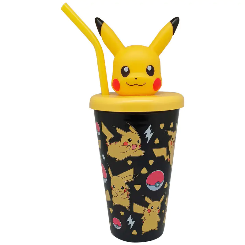 Pokemon Pikachu 3D topper štap tumbler 500 ml fotografija proizvoda