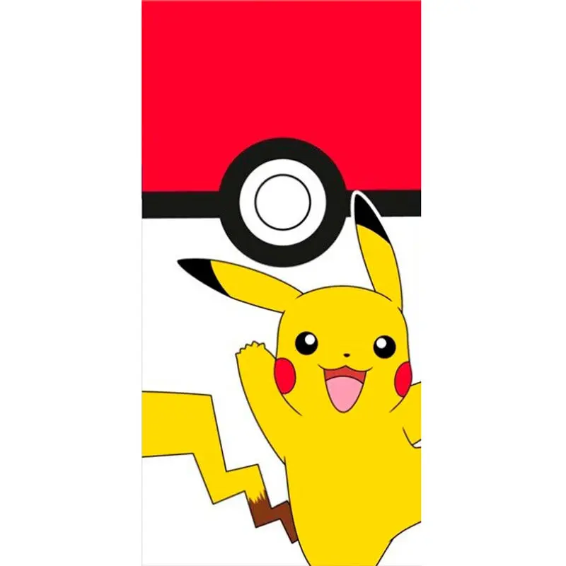 Pokemon Pikachu Pokeball ručnik za plažu pamučni fotografija proizvoda