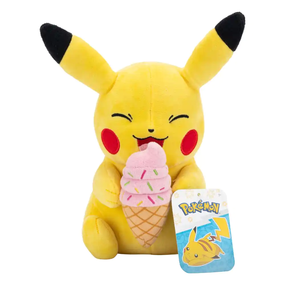 Pokémon Plišana Figura Pikachu sa Sladoledom 20 cm fotografija proizvoda