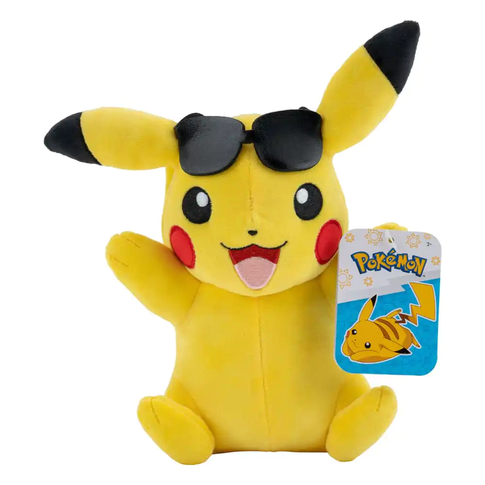 Pokémon plišana figura Pikachu sa sunčanim naočalama 20 cm fotografija proizvoda