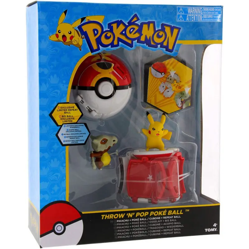 Pokemon Pokeball Pikachu + Cubone blister pakiranje fotografija proizvoda