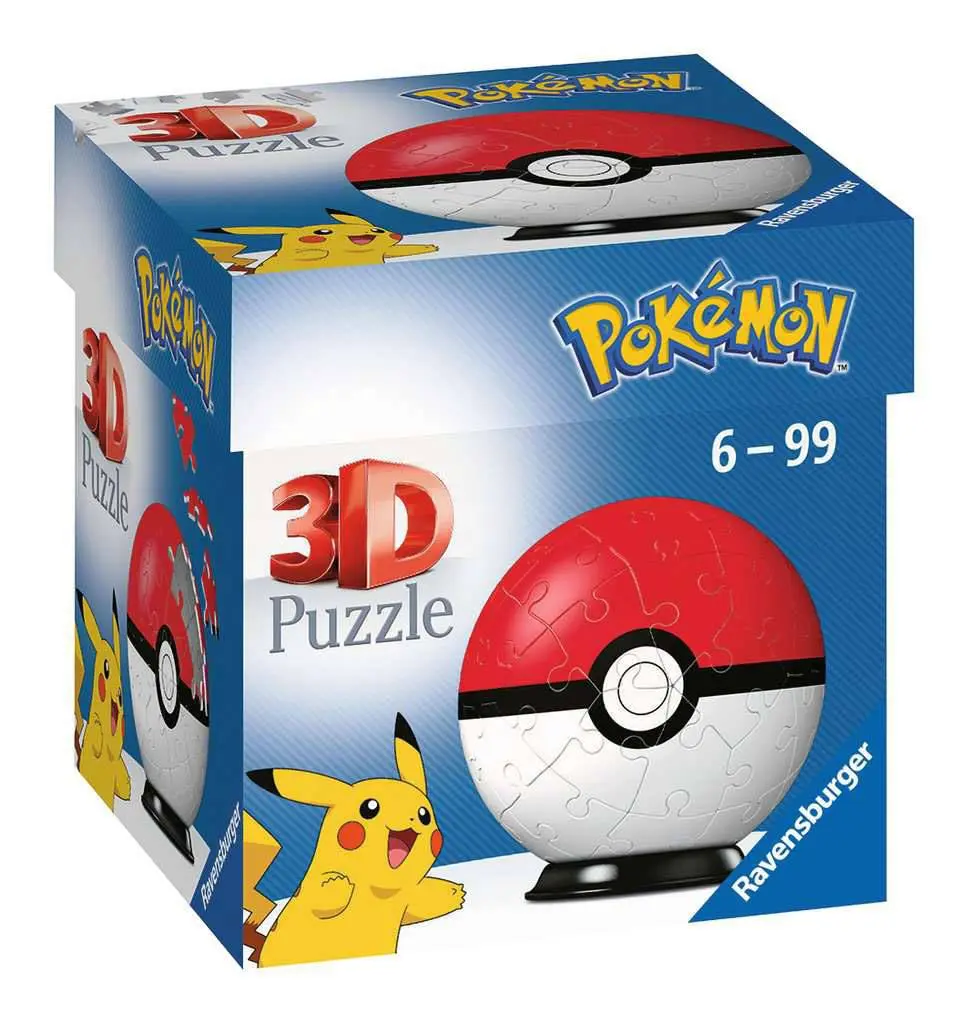Pokémon 3D Puzzle Pokéballs: Klasična (55 dijelova) fotografija proizvoda