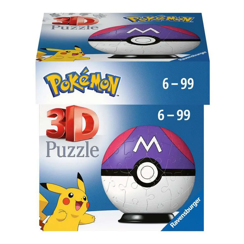 Pokémon 3D puzzle Pokéballs: Master Ball (54 dijelova) fotografija proizvoda