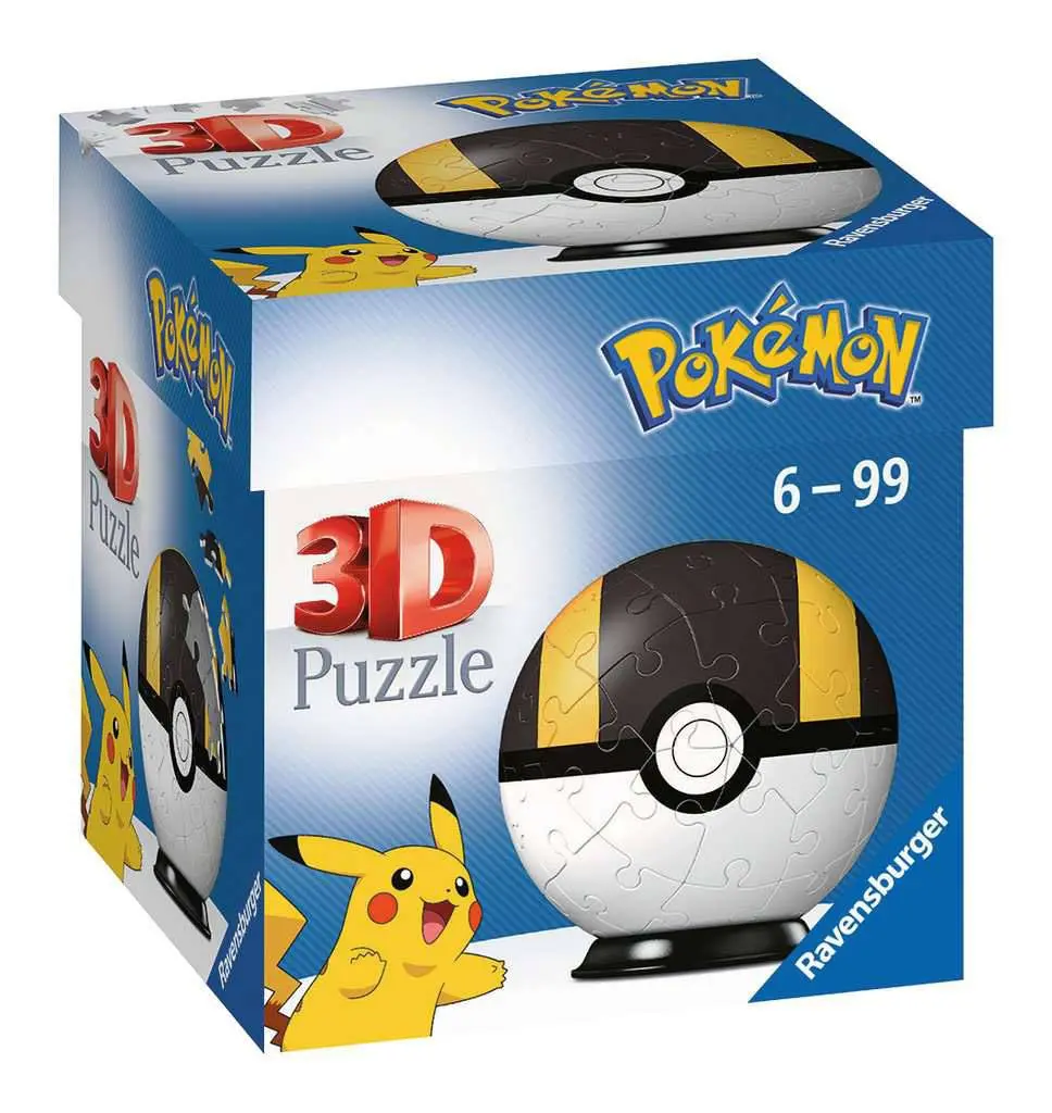 Pokémon 3D puzzle Pokéballs: Ultra Ball (54 komada) fotografija proizvoda