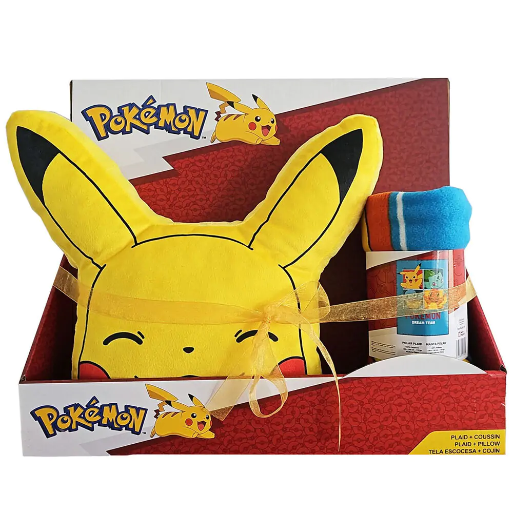 Pokemon polarna deka + set jastuka fotografija proizvoda