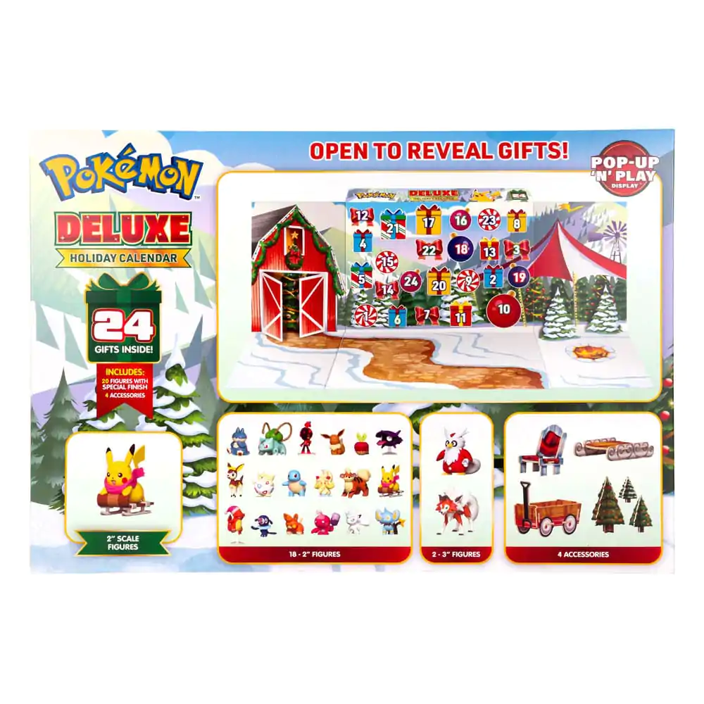 Pokémon Pop-Up 'N' Play Deluxe adventski kalendar Blagdanski 2025 *verzija EN* fotografija proizvoda