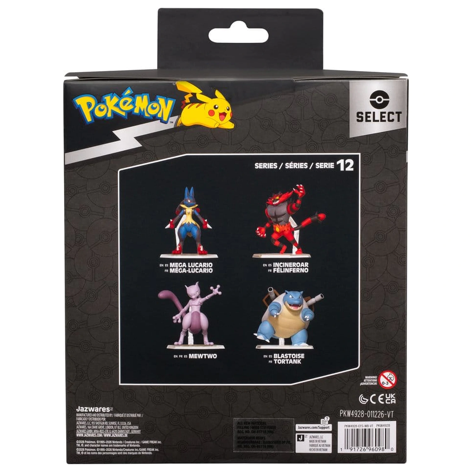 Pokémon Select Super-Articulated figura Mega Lucario fotografija proizvoda