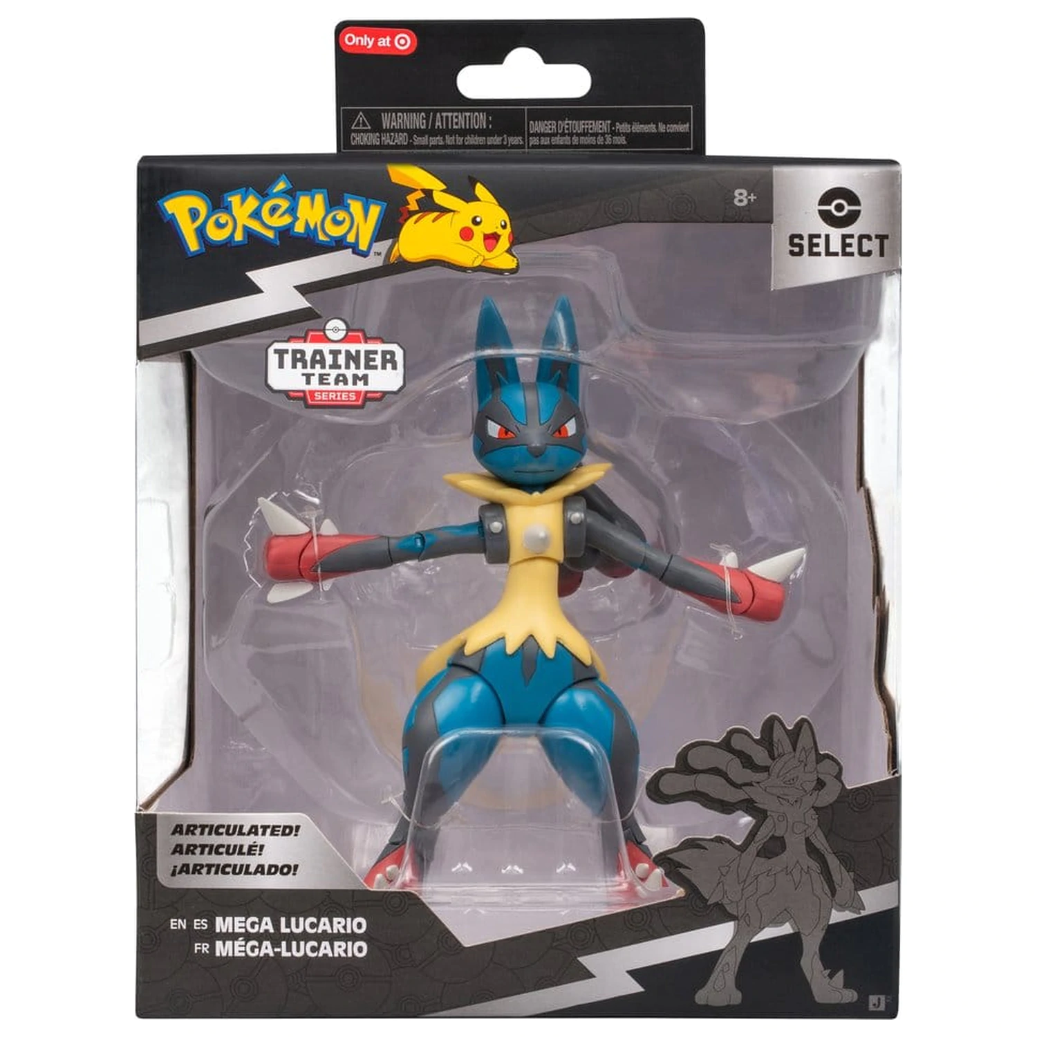 Pokémon Select Super-Articulated figura Mega Lucario fotografija proizvoda