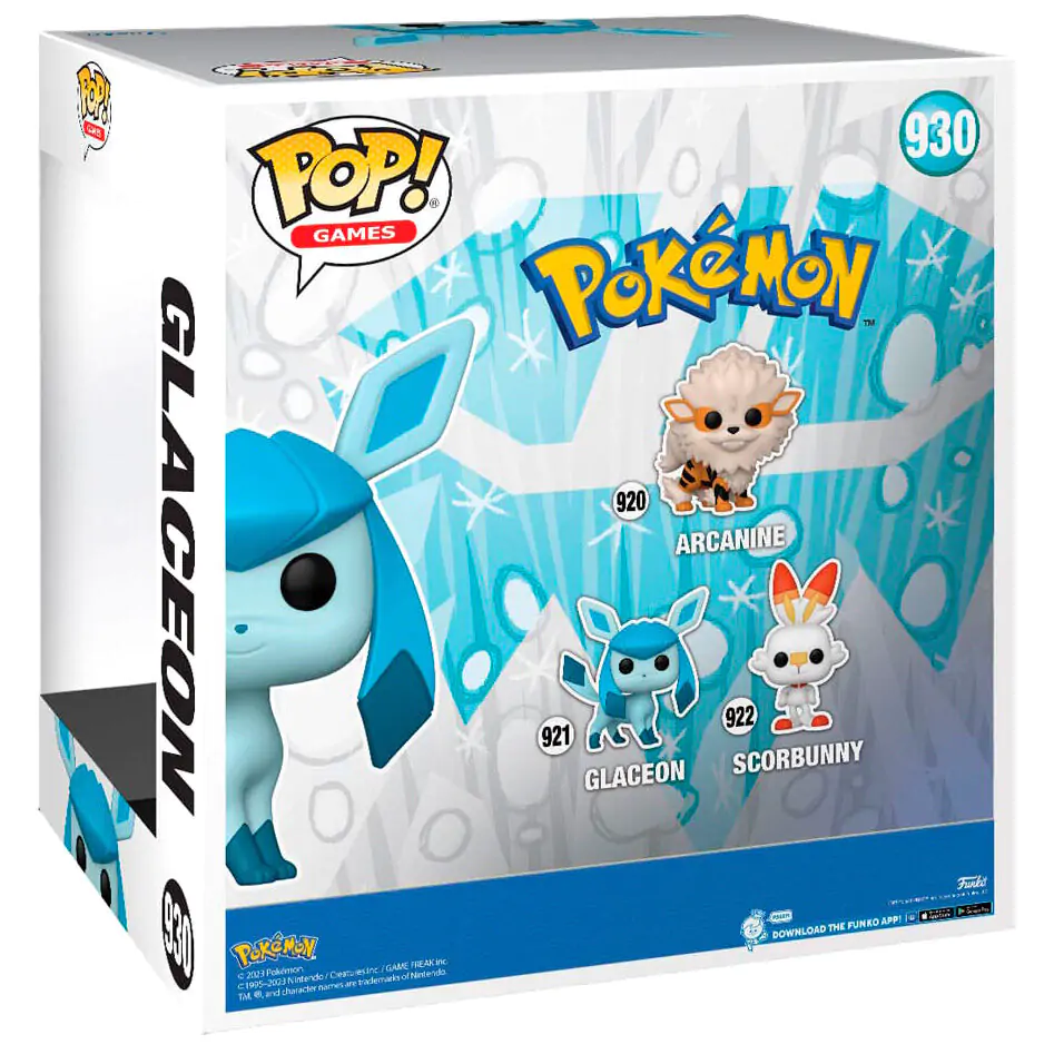 Pokemon Super Sized Jumbo POP! Vinilna Figura Glaceon (EMEA) 25 cm fotografija proizvoda