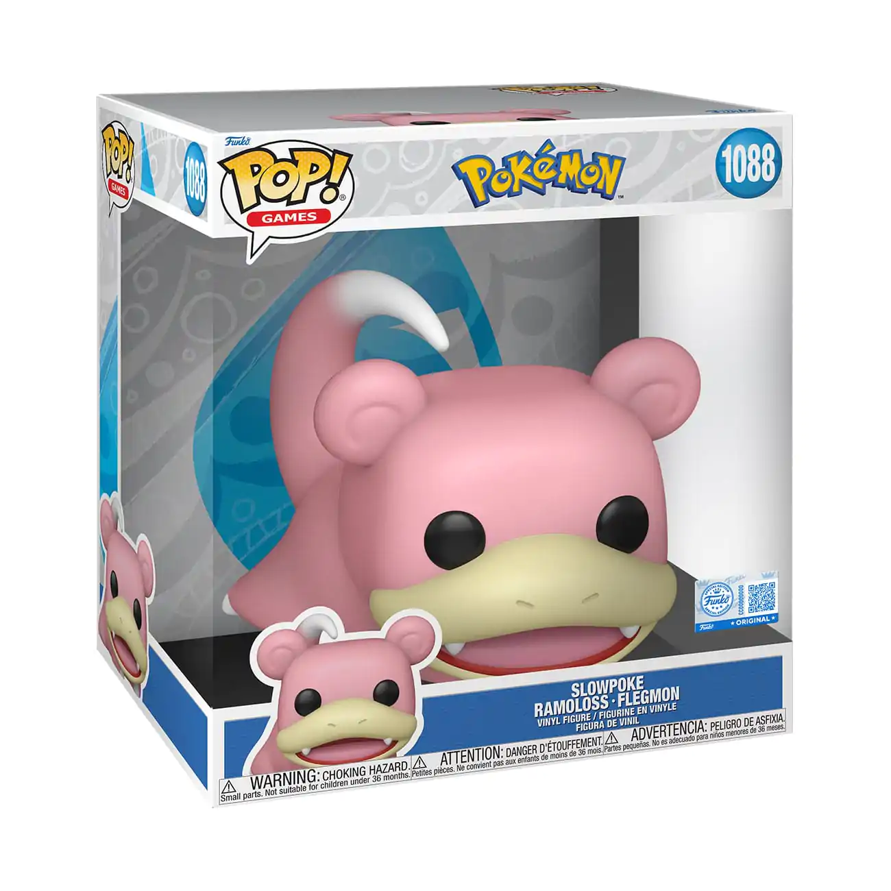 Pokemon Super Sized Jumbo Funko POP! vinilna figura Slowpoke 25 cm fotografija proizvoda