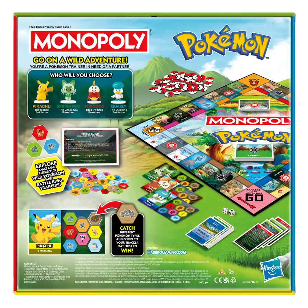 Pokémon Društvena Igra Monopoly *English Version* fotografija proizvoda