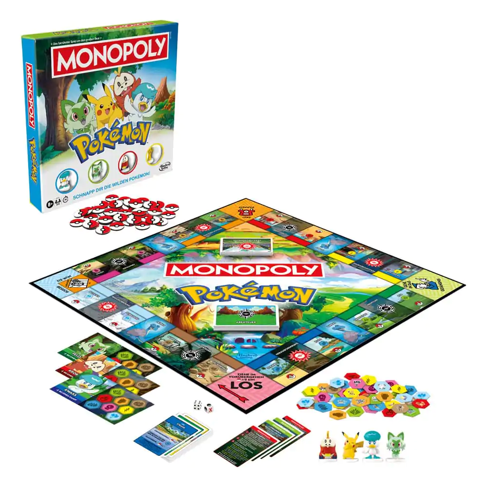 Pokémon društvena igra Monopoly *Njemačka verzija* fotografija proizvoda