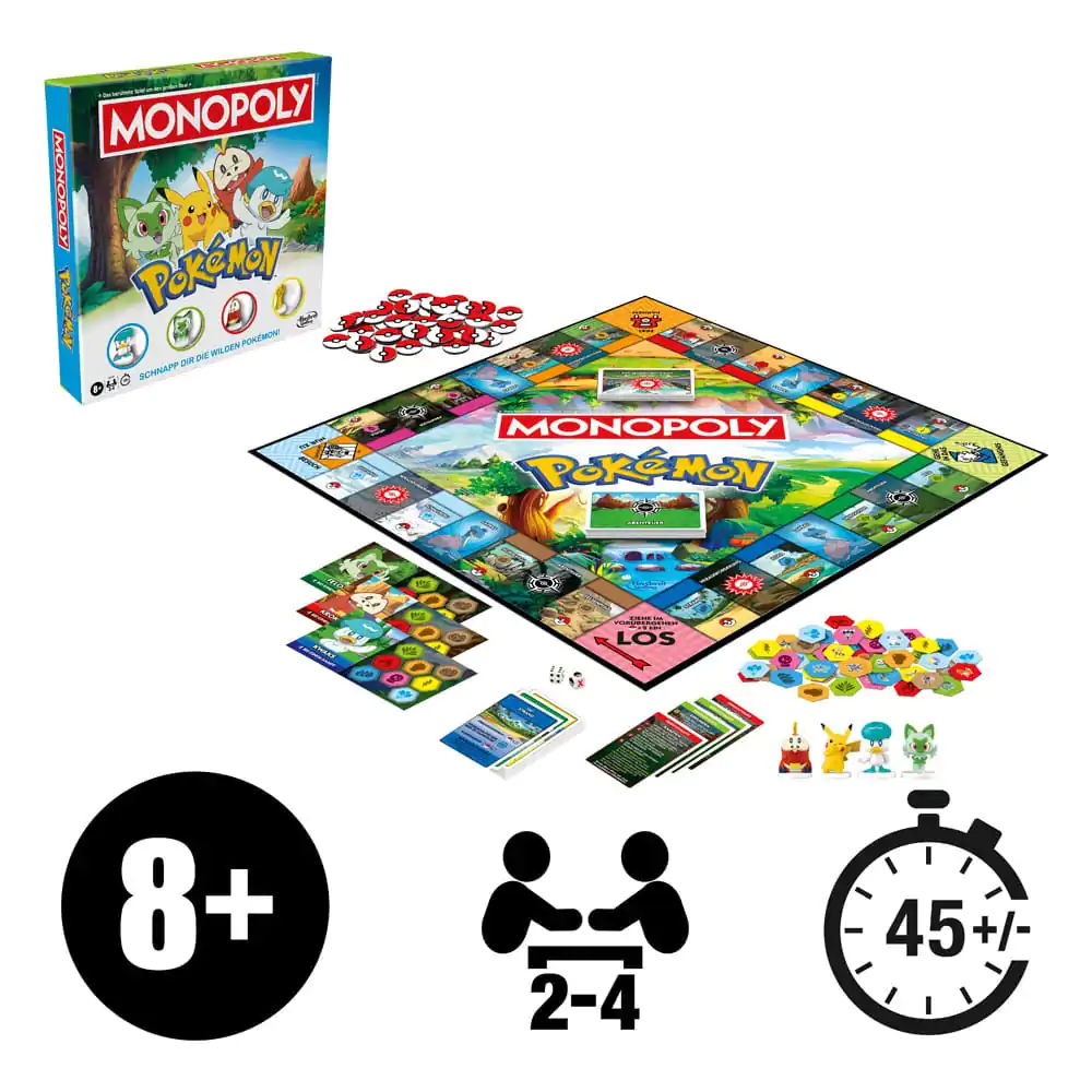 Pokémon društvena igra Monopoly *Njemačka verzija* fotografija proizvoda