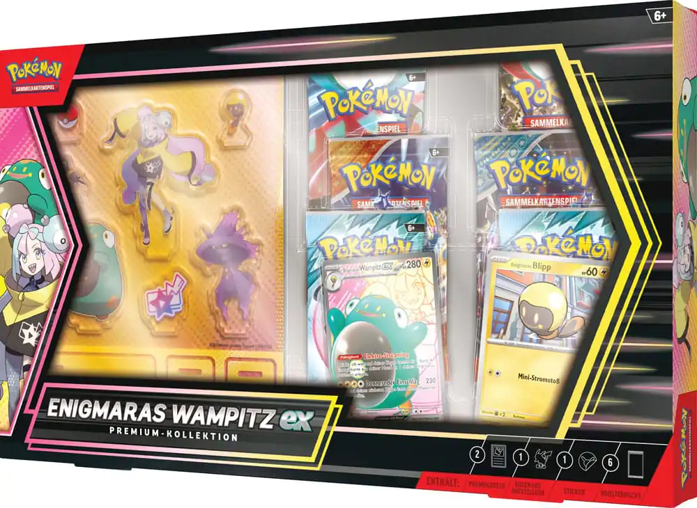 Pokémon TCG EX Premium Kolekcija Einigmaras Wampitz 2025 *Njemačka verzija* fotografija proizvoda