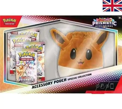 Pokémon TCG Scarlet & Violet 08.5 Prismatic Evolutions Eevee Kolekcija torbica za dodatnu opremu *English Version* fotografija proizvoda