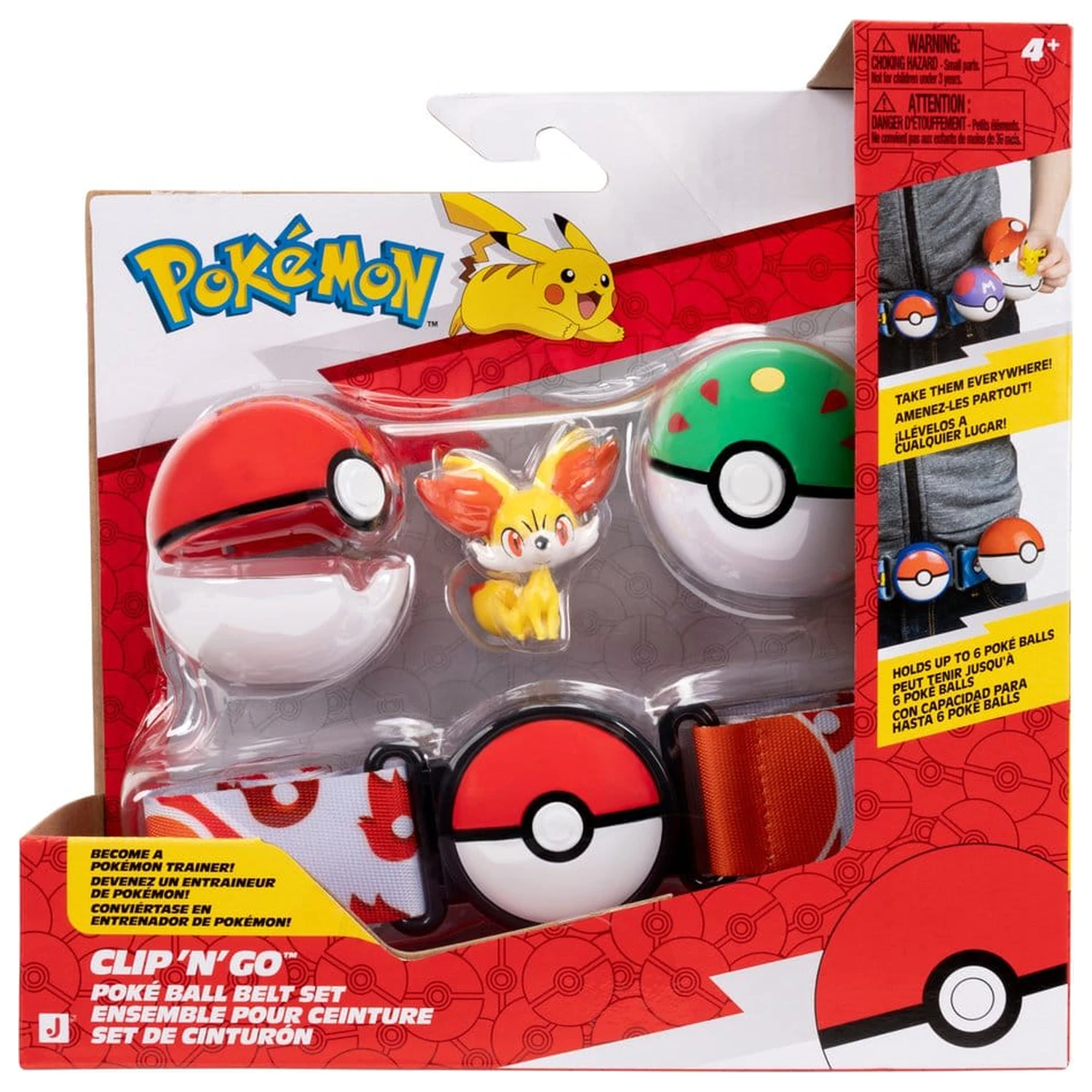 Pokémon Toy Clip 'n' Go pojas set Fennekin fotografija proizvoda