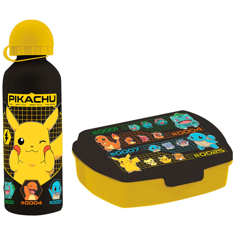 Pokemon kutija za ručak + aluminijska boca set 500 ml fotografija proizvoda