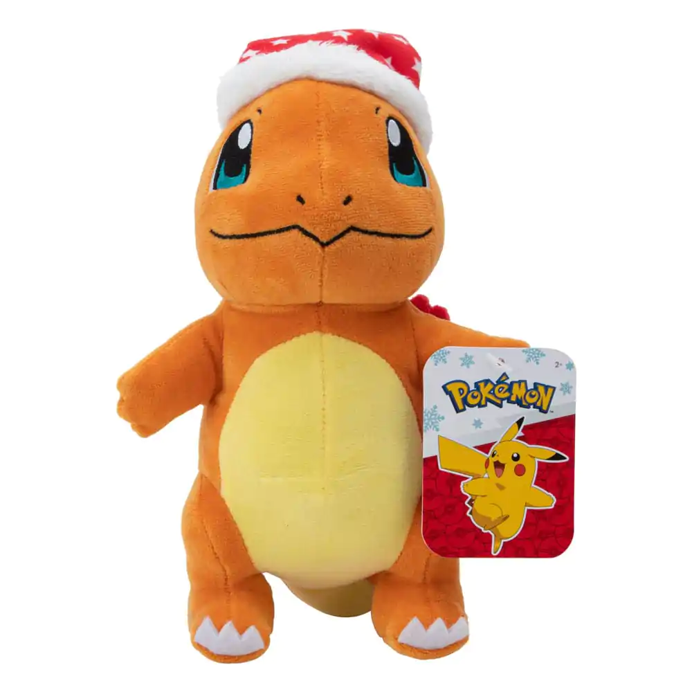 Pokémon plišana figura Winter Charmander s božićnom kapicom 20 cm fotografija proizvoda