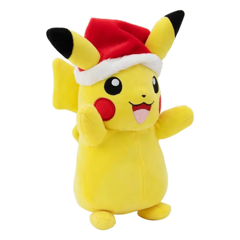 Pokémon Plišana figura Winter Pikachu s božićnom kapom 20 cm fotografija proizvoda