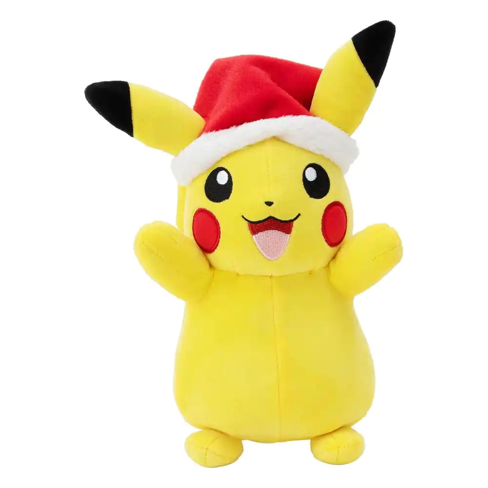 Pokémon Plišana figura Winter Pikachu s božićnom kapom 20 cm fotografija proizvoda